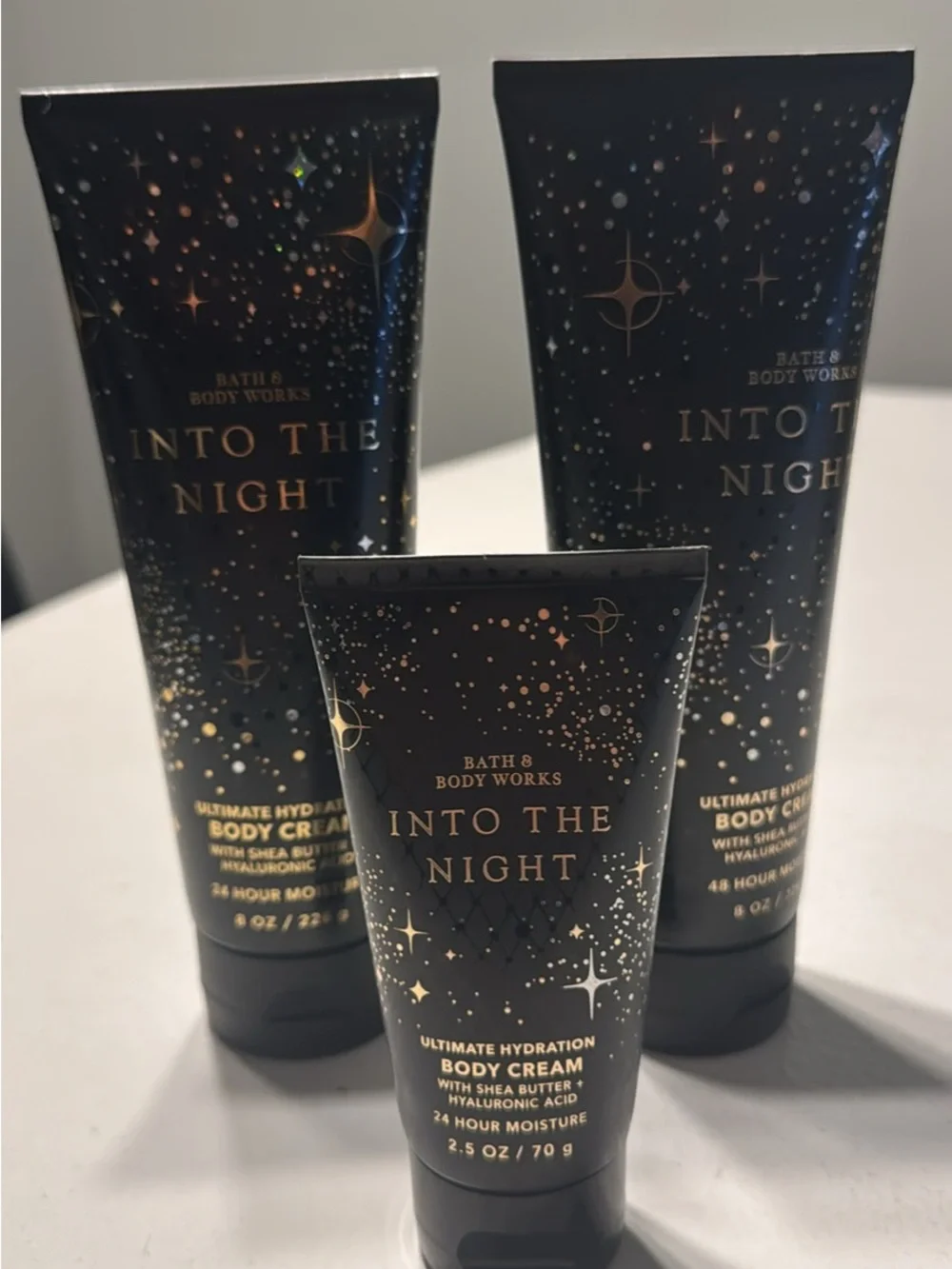 Bath & Body Works Into The Night Body Cream - Black & Gold